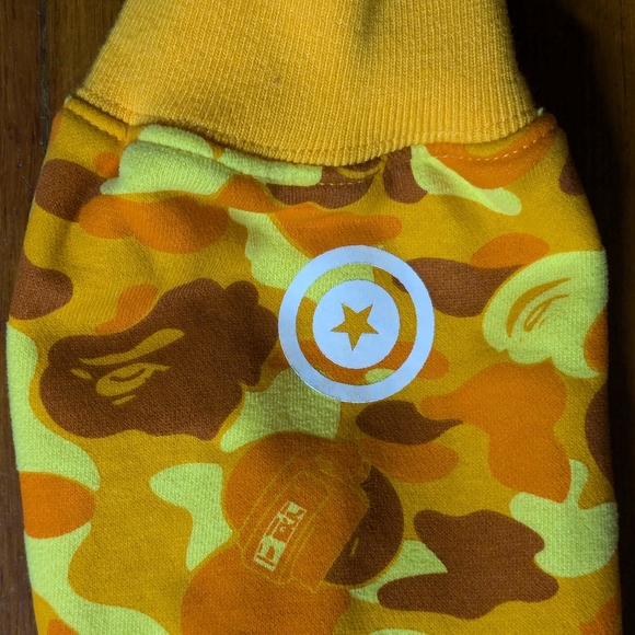 BAPE x PUBG Shark Full Zip Hoodie Orange - Picture 11 of 12